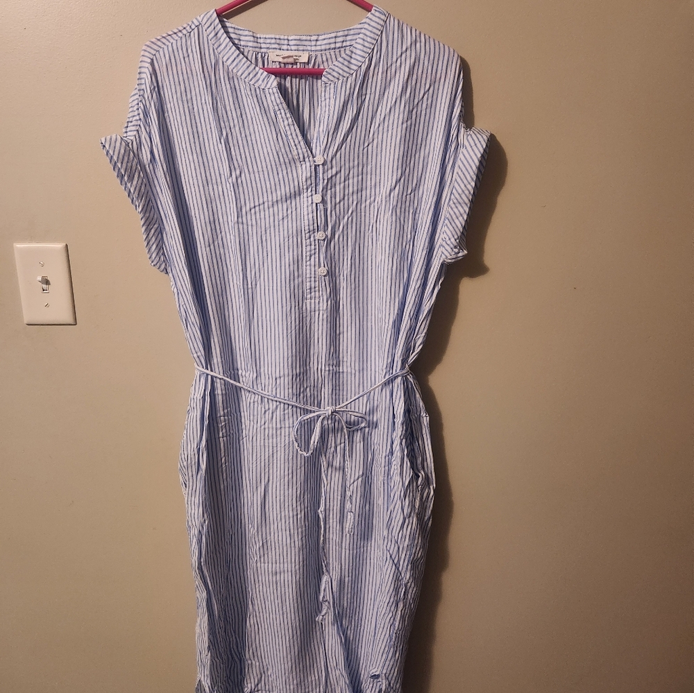 Blue and White Sundress